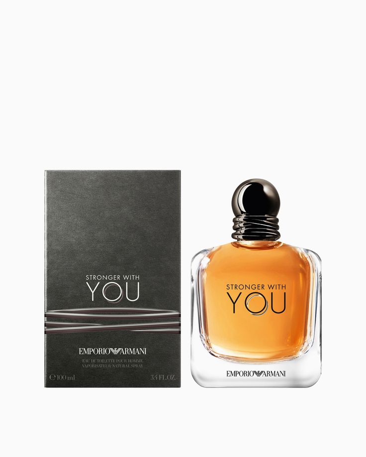Armani Beauty - Stronger With You - Eau de Toilette - Cologne for Men - Warm Spicy Fragrance - Chestnut, Lavender, Tender Sage, Vanilla Notes